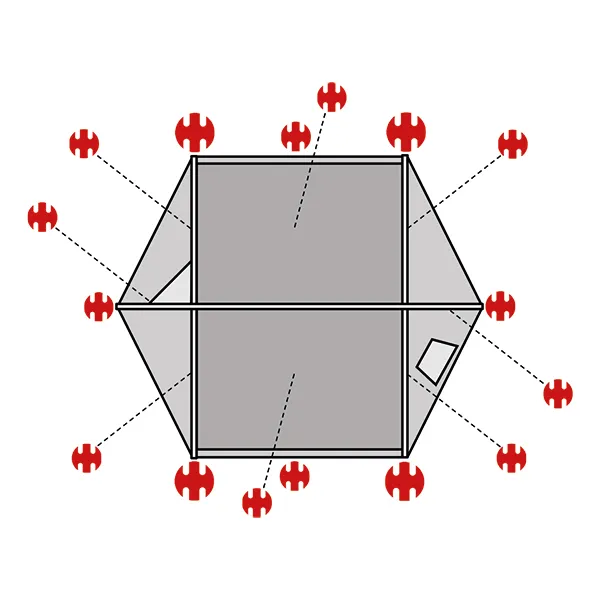 swiss-piranha-ultralight-peg-set-f-r-helsport-reinsfjell-trek-3-12x-rt90-4x-rt12 image 1