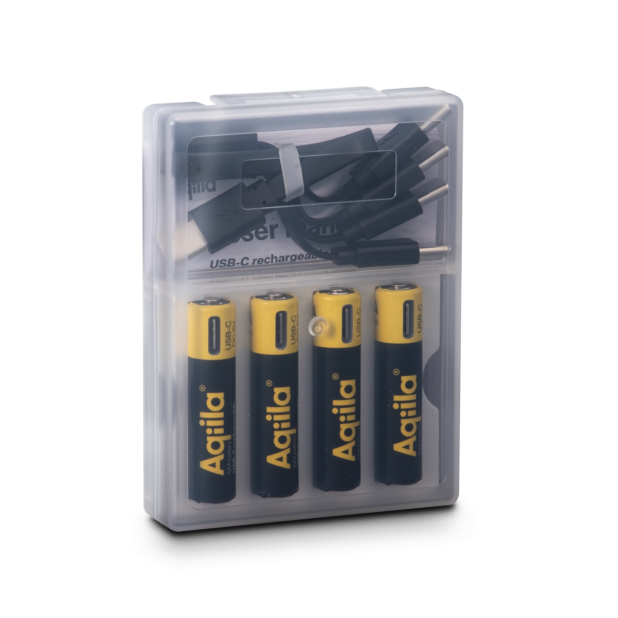 aqiila-aaa-usb-c-akku-1-5v-600mah-4er-pack-mit-ladekabel-und-case image 3