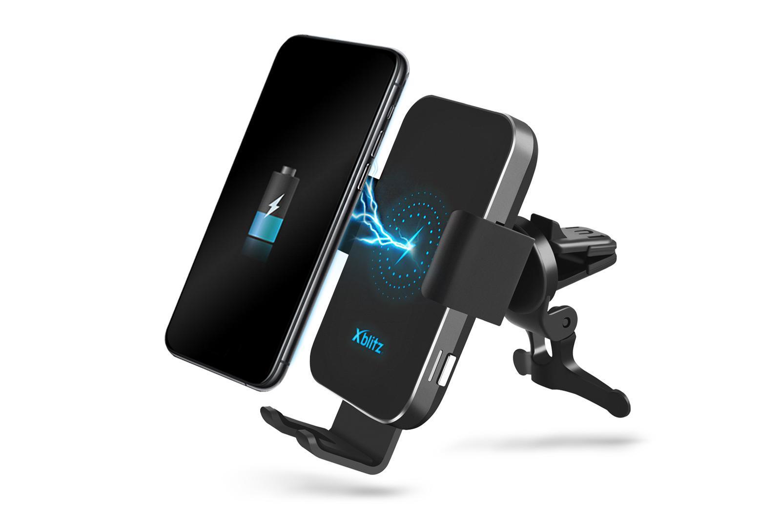 xblitz-g850-pro-handyhalter-mit-wireless-charging-und-saugnapf image 2