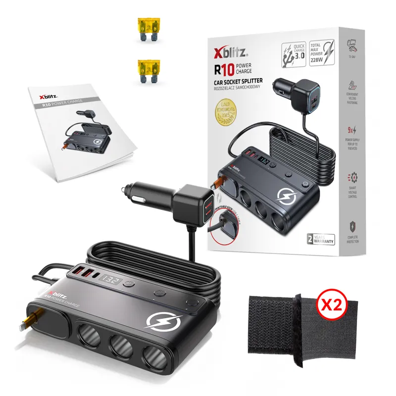 xblitz-r10-power-charge-auto-verteiler-mit-quick-charge-3-0-und-pd-45w image 4