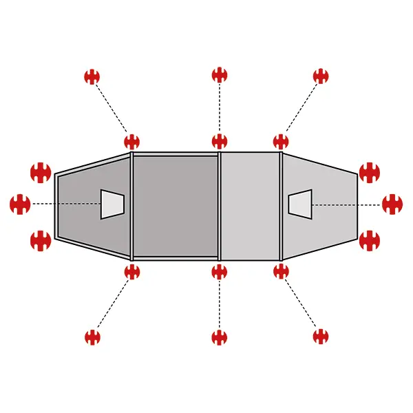 swiss-piranha-ultralight-peg-set-f-r-hilleberg-nammatj-gt-16x-rt120-6x-rt150 image 2