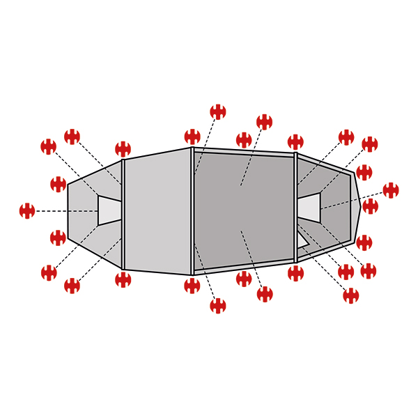 swiss-piranha-ultralight-peg-set-f-r-helsport-fjellheimen-x-trem-camp-3-4 image 1