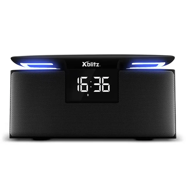 xblitz-harmony-bluetooth-lautsprecher-mit-wecker-und-nachtlicht image 1