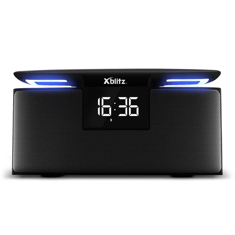 xblitz-harmony-bluetooth-lautsprecher-mit-wecker-und-nachtlicht image 1