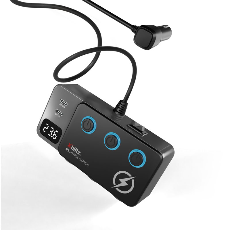 xblitz-r9-power-charge-auto-verteiler-mit-pd-35w-und-qc-3-0 image 2