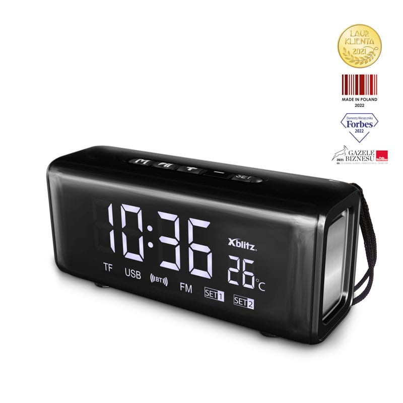 xblitz-master-one-bluetooth-lautsprecher-mit-fm-radio-und-uhr image 5