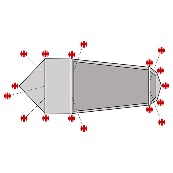 swiss-piranha-ultralight-peg-set-f-r-exped-cetus-2-3-ul-17x-rt120-100g image 1