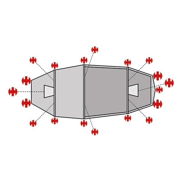 swiss-piranha-ultralight-peg-set-f-r-helsport-fjellheimen-trek-camp-3-4-zeltheri image 1