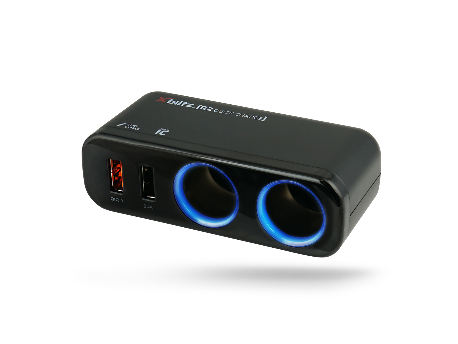 xblitz-r2-quick-charge-kfz-verteiler-2x-usb-2x-zigarettenanz-nder-qc-3-0 image 2