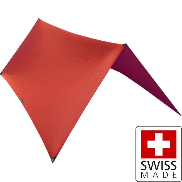 swiss-piranha-tarp-mantaray-10-rot-ultraleicht-tarp image 1