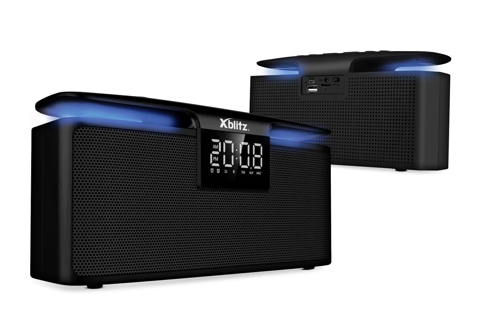 xblitz-harmony-bluetooth-lautsprecher-mit-wecker-und-nachtlicht image 2