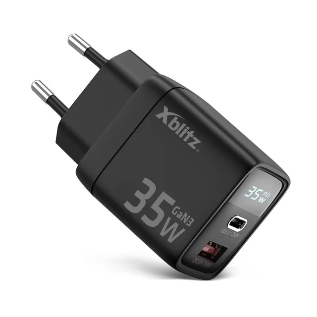 xblitz-xc1-gan3-usb-c-schnellladeger-t-mit-led-display image 1