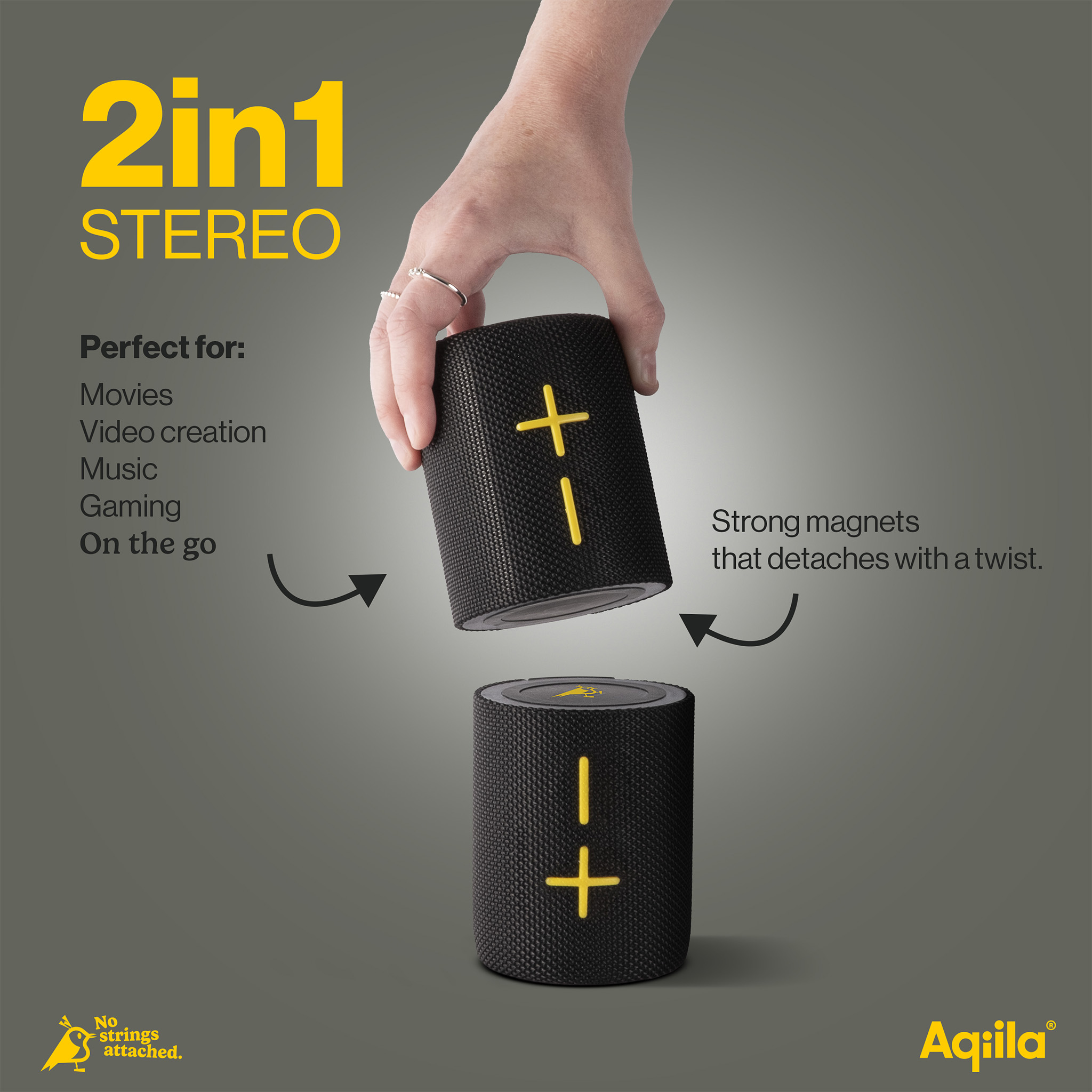 aqiila-soundbird-duo-2in1-stereo-lautsprecher-teilbar-mit-bluetooth-5-3 image 8