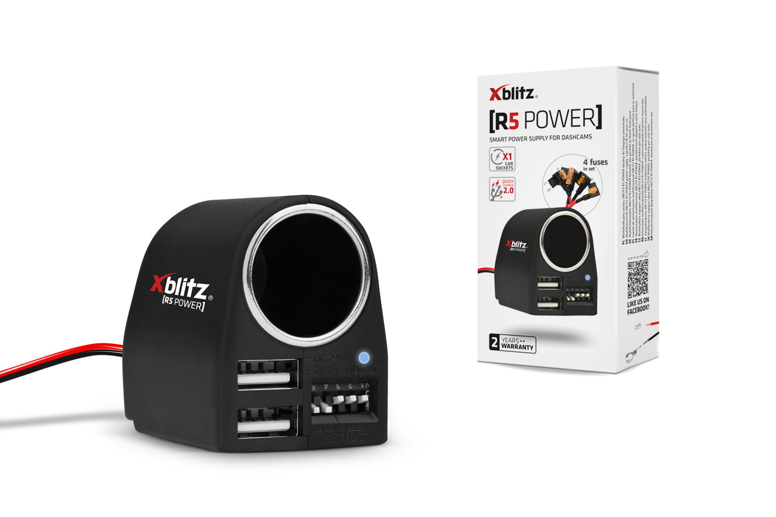 xblitz-r5-power-dauerstrom-adapter-f-r-dashcam image 3