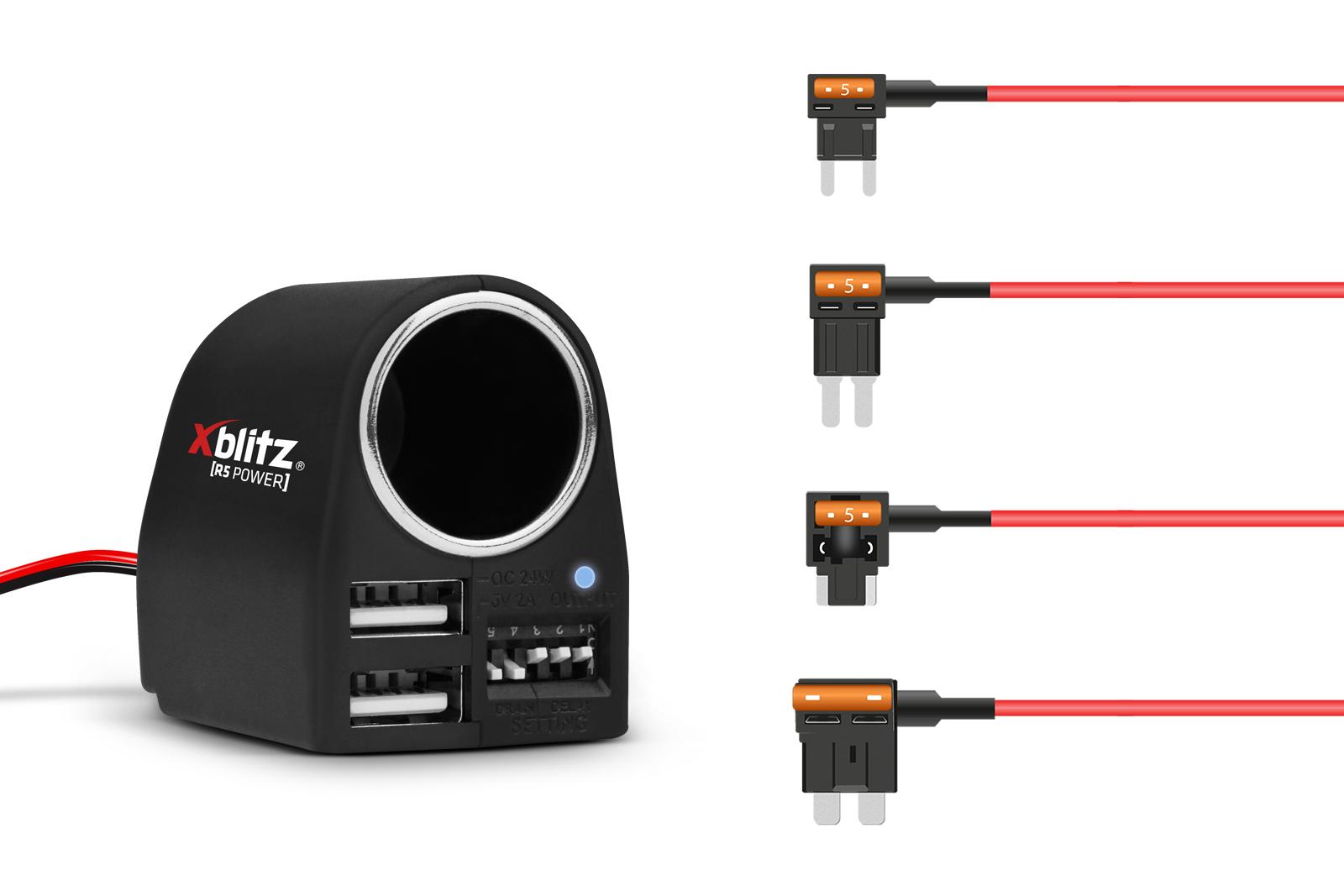 xblitz-r5-power-dauerstrom-adapter-f-r-dashcam image 2