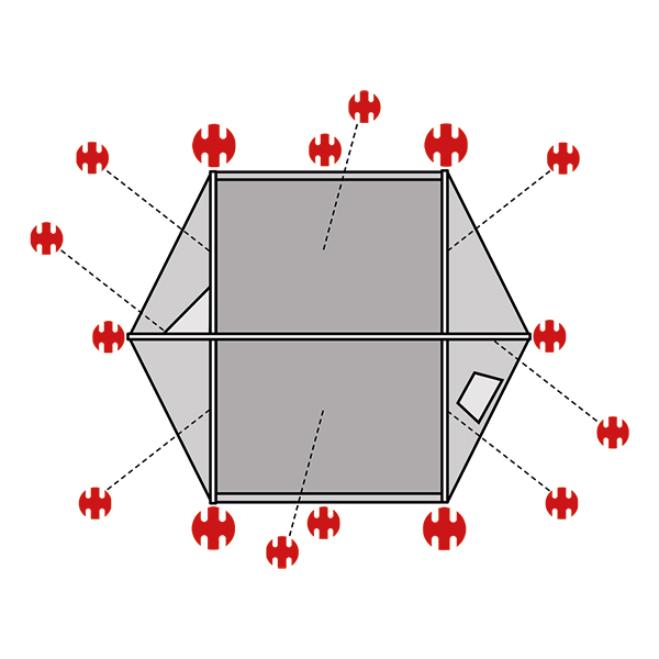 swiss-piranha-ultralight-peg-set-f-r-helsport-reinsfjell-trek-3-12x-rt90-4x-rt12 image 1