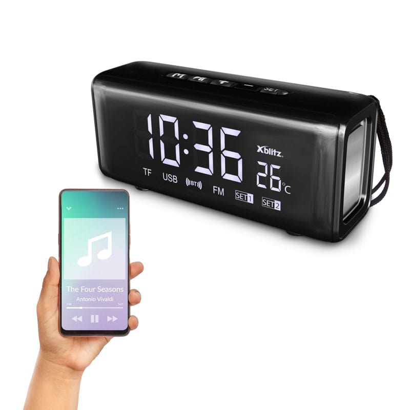 xblitz-master-one-bluetooth-lautsprecher-mit-fm-radio-und-uhr image 7