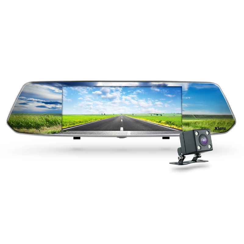 xblitz-park-view-2-spiegel-dashcam-7-touch-full-hd-dual-kamera image 1