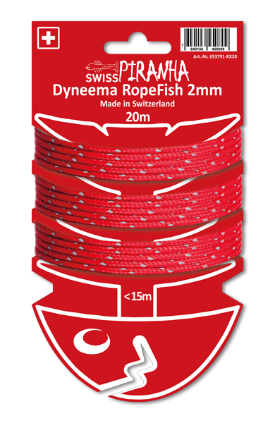 swiss-piranha-dyneema-ropefish-abspannseil-20-m-2-mm-rot-reflektierend image 3