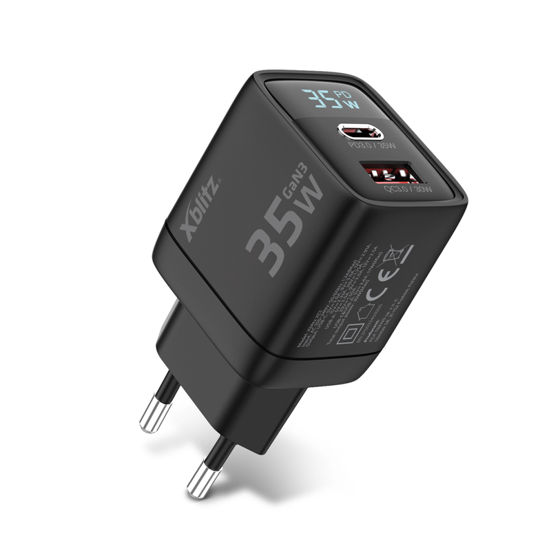 xblitz-xc1-gan3-usb-c-schnellladeger-t-mit-led-display image 3
