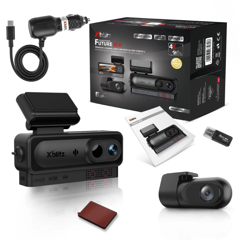 xblitz-future-3ch-dashcam-4k-hdr-starvis-2-3-kanal-front-heck-innen image 7