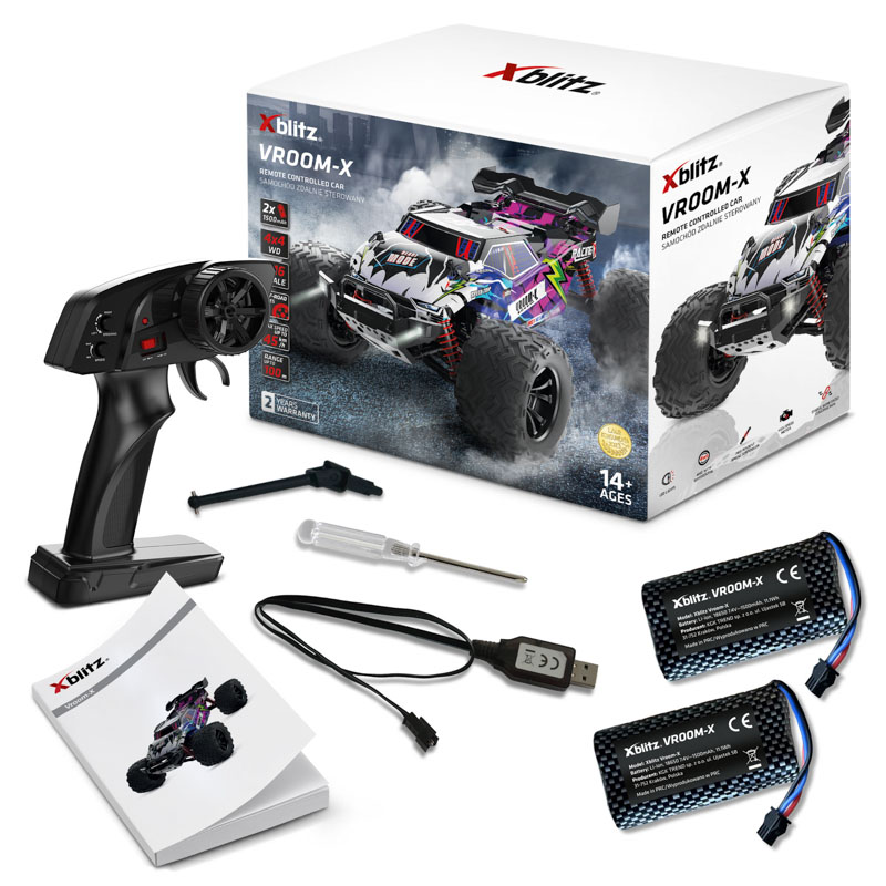 xblitz-vroom-x-rc-auto-mit-fernsteuerung-und-led-frontlicht image 6