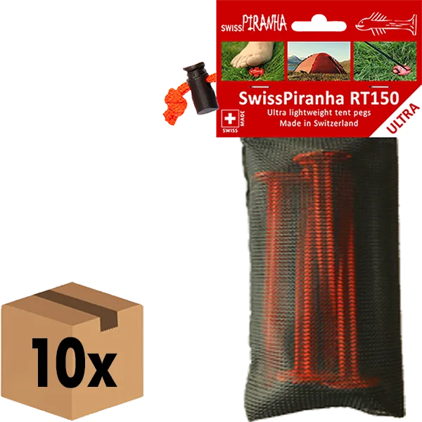 swiss-piranha-rt150-zeltheringe-4er-set-mit-s-ckli-1-ve-ultraleicht image 1