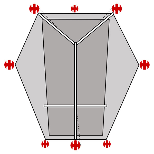 swiss-piranha-ultralight-peg-set-f-r-big-agnes-tiger-wall-2-3-ul2-ul3-carbon-pla image 1
