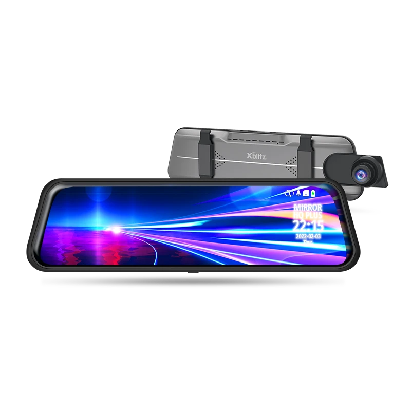 xblitz-mirror-hq-plus-spiegel-dashcam-vorn-hinten image 1