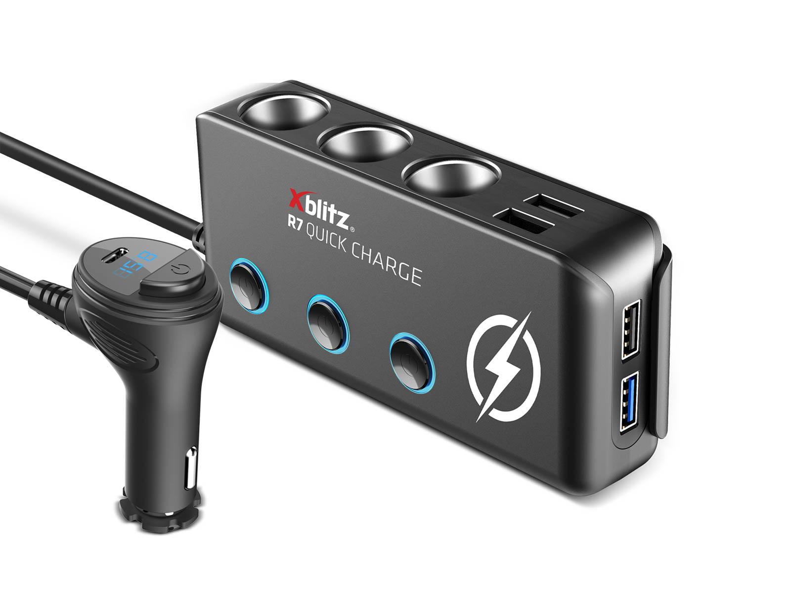 xblitz-r7-quick-charge-kfz-verteiler-zigarettenanz-nder image 3