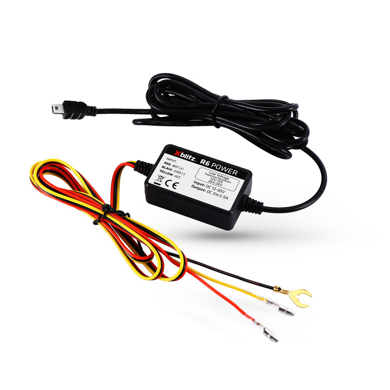 xblitz-r6-power-dashcam-parkw-chter-netzteil-hardwire-kit image 2