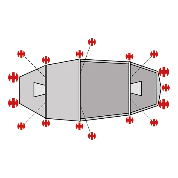 swiss-piranha-ultralight-peg-set-f-r-helsport-fjellheimen-superlight-camp-2-3 image 1