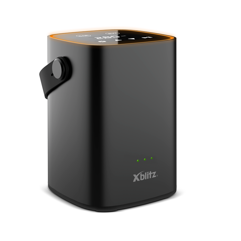 xblitz-airboost-akku-kompressor-12v-mit-usb-c image 1