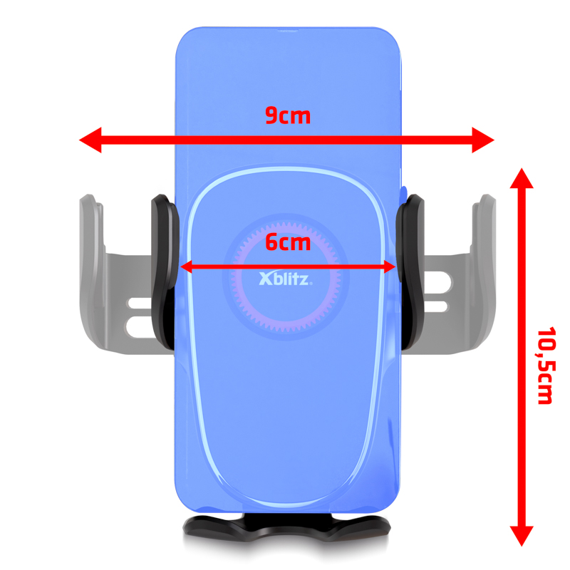 xblitz-fx1-classic-kfz-smartphone-halterung-schwerkraft-schwarz image 3