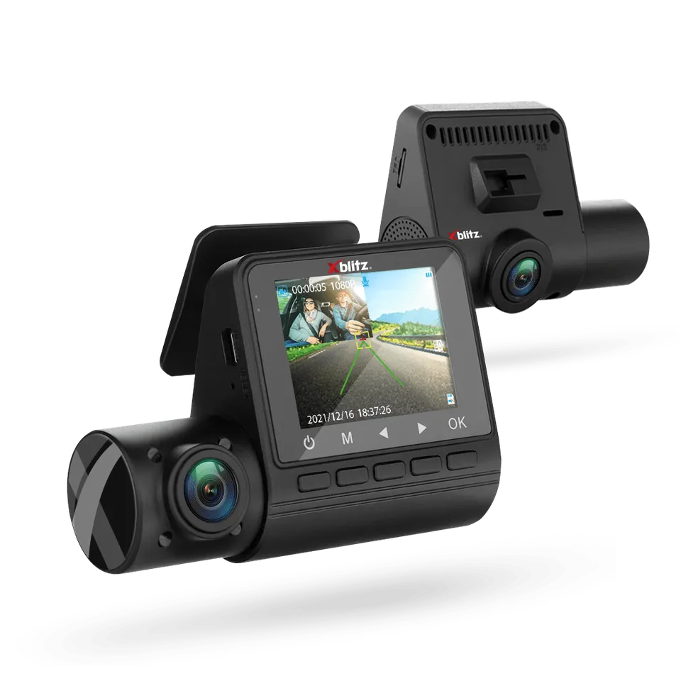 xblitz-dual-view-dashcam-mit-innenkamera-und-adas-warnsystem image 1