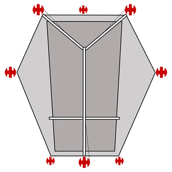 swiss-piranha-ultralight-peg-set-f-r-big-agnes-tiger-wall-2-3-ul2-ul3-carbon-pla image 1