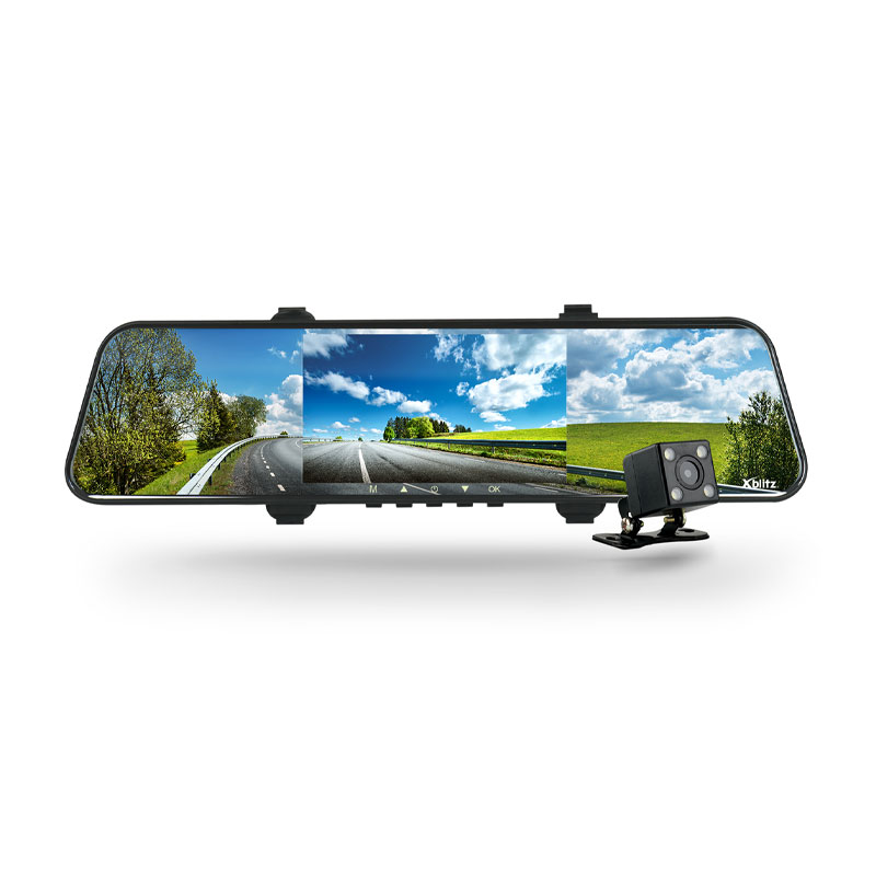 xblitz-park-view-ultra-spiegel-dashcam-dual-front-heck image 1