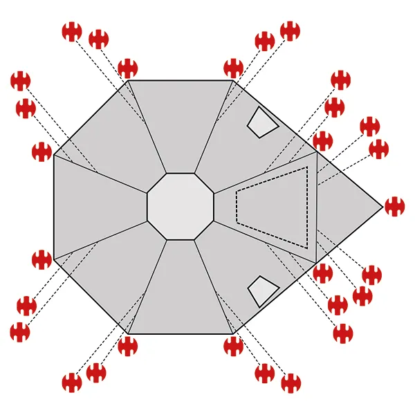 swiss-piranha-ultralight-peg-set-f-r-helsport-varanger-camp-4-6-29-teilig-438g image 1