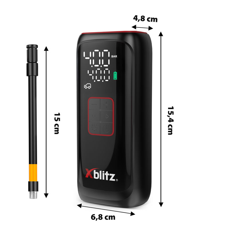 xblitz-airmaster-tragbarer-akku-kompressor-f-r-auto-fahrrad-und-camping image 3