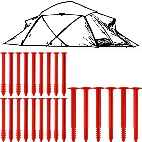 swiss-piranha-ultralight-peg-set-f-r-hilleberg-saivo-zeltheringe-set image 1