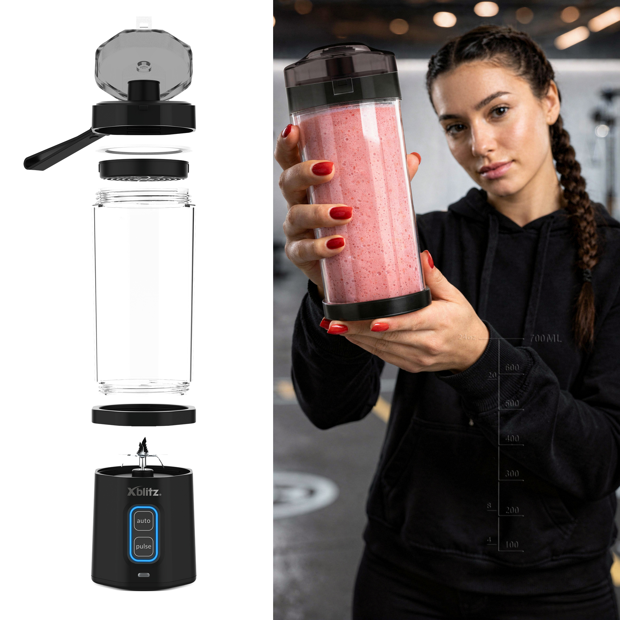 xblitz-iron-kabelloser-blender-360-w-700-ml-power-blend image 4