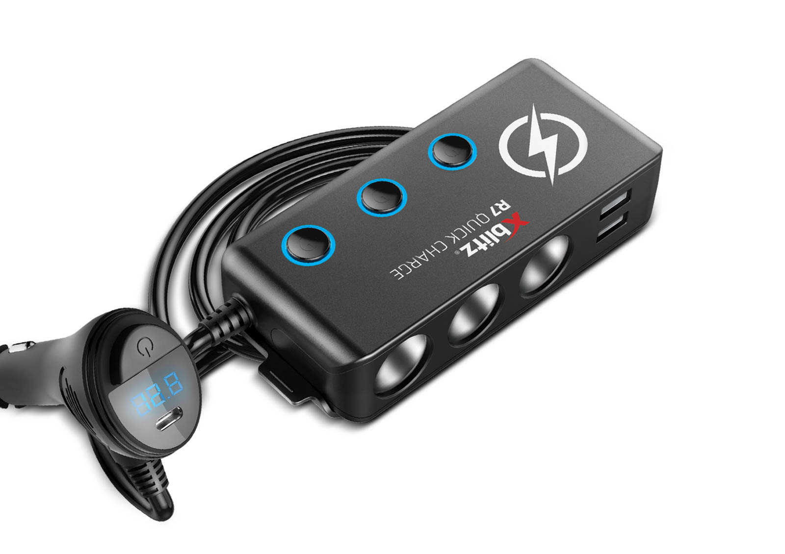 xblitz-r7-quick-charge-kfz-verteiler-zigarettenanz-nder image 4