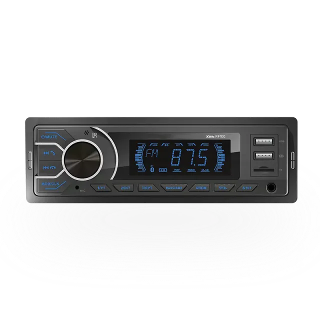 xblitz-rf100-autoradio-mit-bluetooth-4-0-und-7-farben-beleuchtung image 1