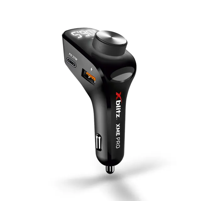 xblitz-xme-pro-fm-transmitter-mit-bluetooth-und-usb-c-pd-27w image 1