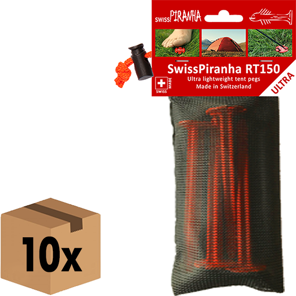 swiss-piranha-rt150-zeltheringe-4er-set-mit-s-ckli-1-ve-ultraleicht image 1