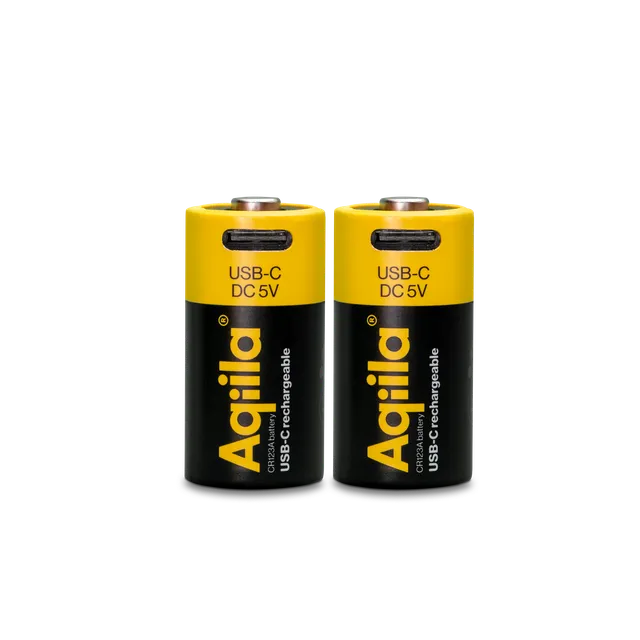 aqiila-cr123a-usb-c-akku-3v-750mah-2-st-ck image 1