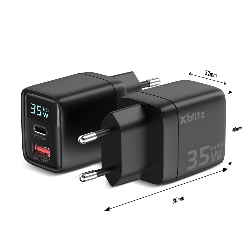 xblitz-xc1-gan3-usb-c-schnellladeger-t-mit-led-display image 4
