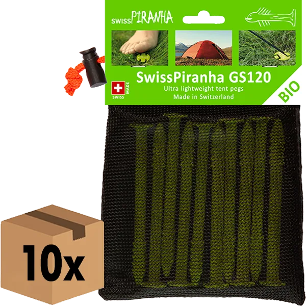 swiss-piranha-greenshark-gs120-zeltheringe-10er-set-mit-s-ckli-vegan-biobasiert image 1