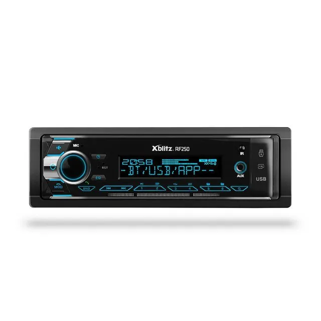 xblitz-rf250-autoradio-1-din-4x50w-mit-usb-aux-microsd image 1