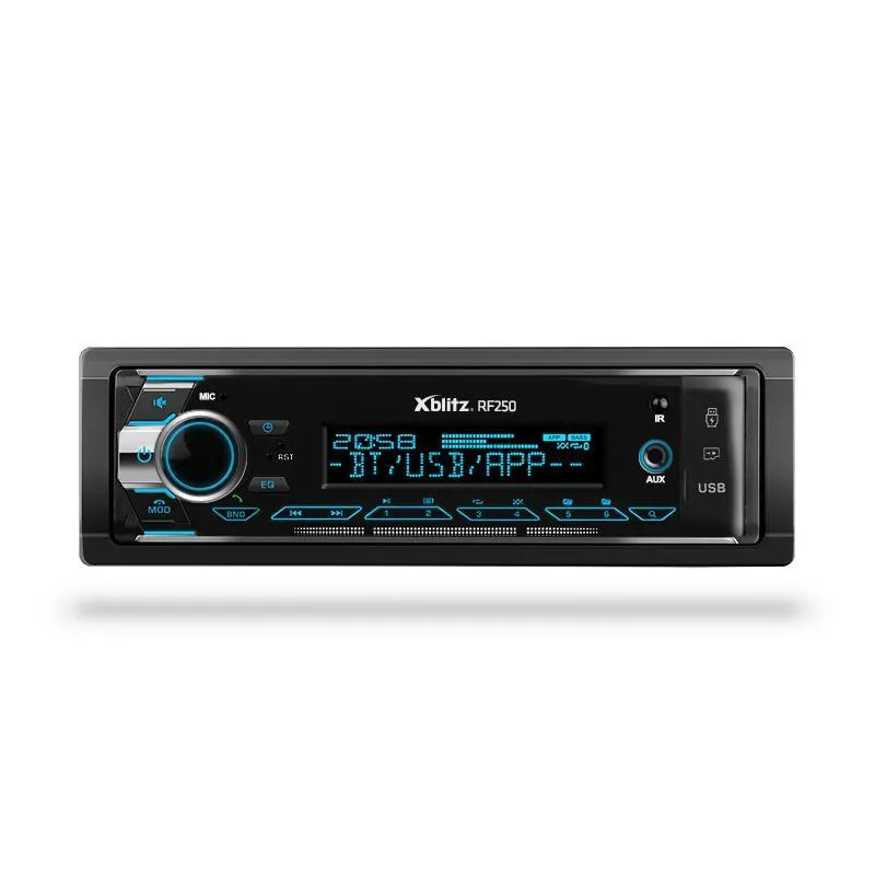 xblitz-rf250-autoradio-1-din-4x50w-mit-usb-aux-microsd image 1